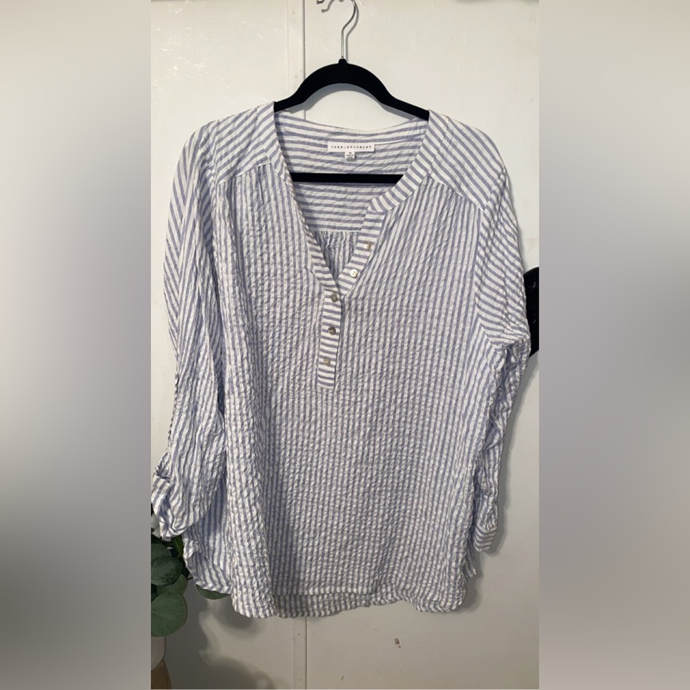 Women’s striped long sleeve top